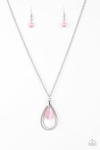 Load image into Gallery viewer, Teardrop Tranquility - Pink Necklace