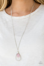 Load image into Gallery viewer, Teardrop Tranquility - Pink Necklace
