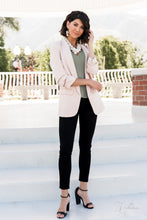 Load image into Gallery viewer, Zi Collection 2020 - An exaggerated display of clustered pearls elegantly sweeps below the collar. The classic white pearls gradually increase in bubbly intensity as they reach the center of the regal piece, adding over-the-top timelessness to the unapologetic pearl palette. Features an adjustable clasp closure. Sold as one individual necklace. Includes one pair of matching earrings.