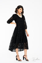 Load image into Gallery viewer, Zi Collection 2020 - An exaggerated display of clustered pearls elegantly sweeps below the collar. The classic white pearls gradually increase in bubbly intensity as they reach the center of the regal piece, adding over-the-top timelessness to the unapologetic pearl palette. Features an adjustable clasp closure. Sold as one individual necklace. Includes one pair of matching earrings.