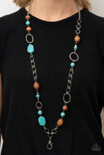 Load image into Gallery viewer, Prairie Reserve - Blue - Turquoise Lanyard