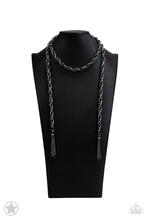 Load image into Gallery viewer, SCARFed for Attention - Gunmetal - Blockbuster Necklace