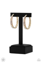 Load image into Gallery viewer, GLITZY By Association - Gold - Blockbuster Hoop Earrings