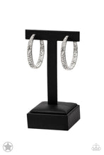 Load image into Gallery viewer, GLITZY By Association - Silver - Blockbuster Hoop Earrings