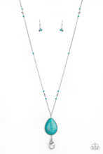 Load image into Gallery viewer, DESERT MEADOW LANYARD - BLUE - PAPARAZZI