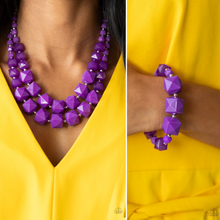 Load image into Gallery viewer, Summer Excursion & Trendsetting Tourist - Purple 2-Piece SET