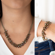 Load image into Gallery viewer, Paparazzi - Let There Be TWILIGHT & Twinkly Twilight - Brass 2-Piece SET