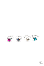 Load image into Gallery viewer, Starlet Shimmer Regal Square Cut Rhinestone Ring Pack ♥ Starlet Shimmer Rings ♥ Paparazzi ♥