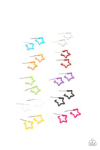 Load image into Gallery viewer, Starlet Shimmer Colorful Star Hoop Earring Pack♥ Starlet Shimmer Earrings♥ Paparazzi ♥
