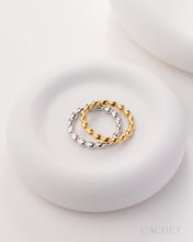 Load image into Gallery viewer, Tendance - 18K Gold/Rhodium Plated - Size 7
