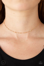 Load image into Gallery viewer, Take A Risk - Gold Choker Necklace
