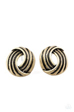 Load image into Gallery viewer, Rare Refinement - Brass - Paparazzi Earrings
