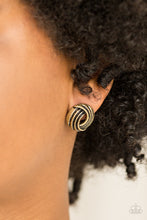 Load image into Gallery viewer, Rare Refinement - Brass - Paparazzi Earrings
