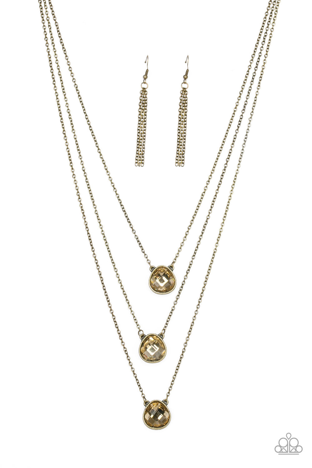 Once In A MILLIONAIRE - Brass - Paparazzi Necklace