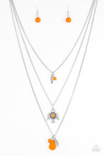 Load image into Gallery viewer, Soar With The Eagles - Orange - Paparazzi Necklace
