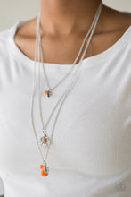 Load image into Gallery viewer, Soar With The Eagles - Orange - Paparazzi Necklace
