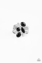 Load image into Gallery viewer, Metro Mingle - Black - Paparazzi Ring
