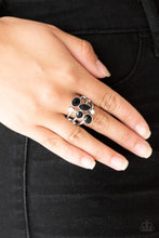Load image into Gallery viewer, Metro Mingle - Black - Paparazzi Ring
