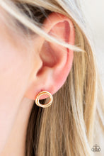 Load image into Gallery viewer, Simple Radiance - Gold - Paparazzi Earrings
