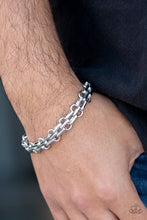 Load image into Gallery viewer, Urban Utility - Silver - Paparazzi Men&#39;s Bracelet
