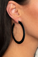 Load image into Gallery viewer, The Inside Track - Black - Paparazzi Earrings
