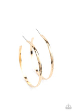 Load image into Gallery viewer, Reporting for Duty - Gold Hoop Earrings
