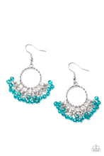 Load image into Gallery viewer, Charmingly Cabaret - Blue - Paparazzi Earrings
