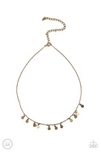 Load image into Gallery viewer, Ready, Set, DISCO! - Brass Necklace
