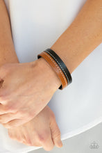 Load image into Gallery viewer, Simply Safari - Black and Tan Bracelet

