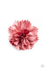 Load image into Gallery viewer, Cutest lil hair flower you ever did see • Layers of scalloped pink petals gather into an elegant satin blossom, creating a timeless display. Features a standard hair clip on the back.
