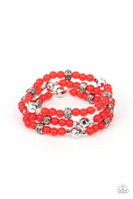 Load image into Gallery viewer, Here to STAYCATION - Red Bracelet Set
