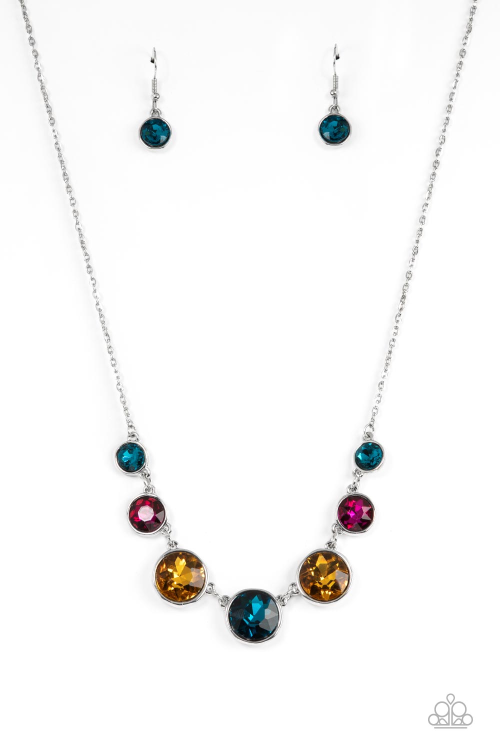 Contrasting Candy - Multi - Paparazzi Necklace