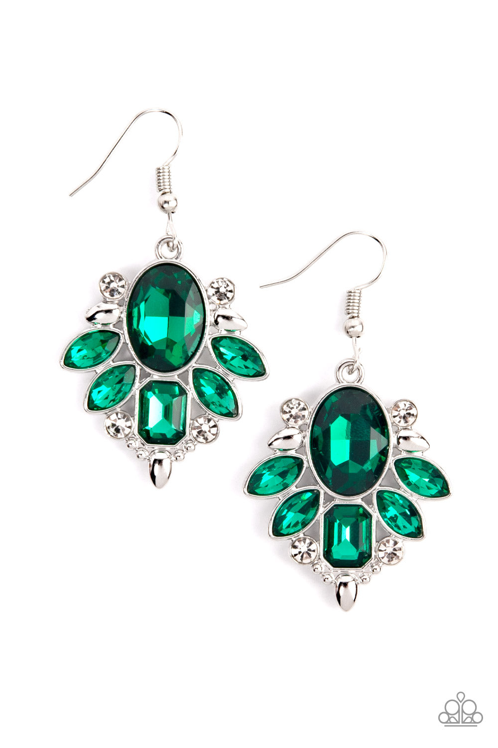 Green earrings store paparazzi