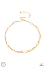 Load image into Gallery viewer, Daintily Dapper - Gold / Pearl Choker
