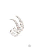 Cold as Ice - Multi-Iridescent Hoop Earrings