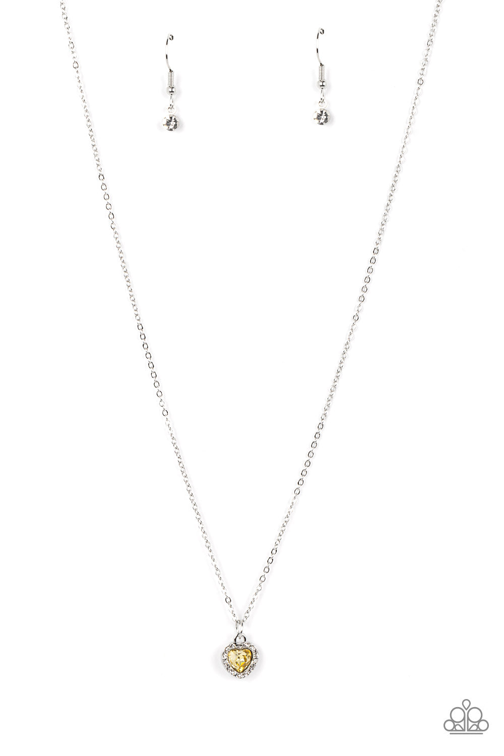 Yellow paparazzi necklace sales