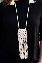 Load image into Gallery viewer, Macrame Mantra - White -Paparazzi

