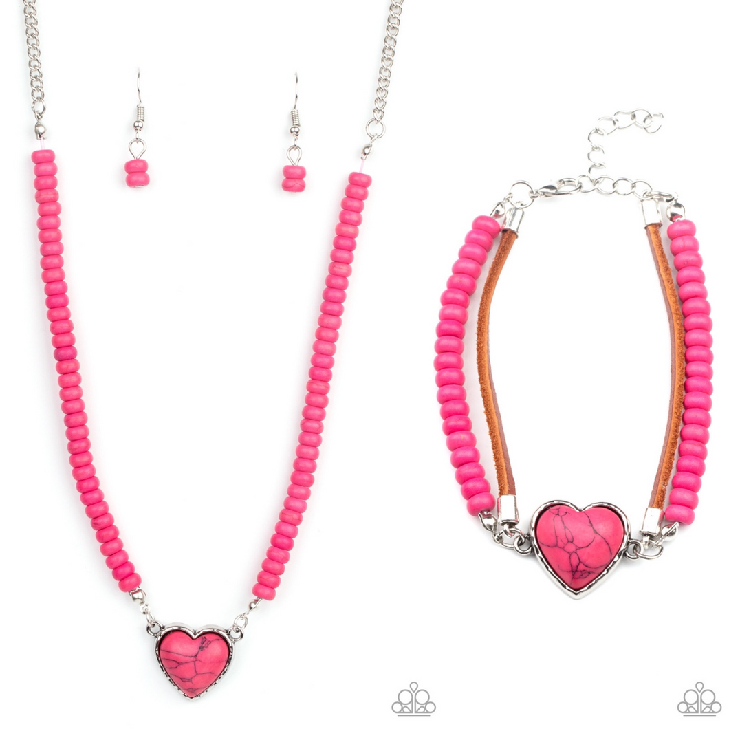 Country Sweetheart & Charmingly Country - 2-Piece SET - Pink
