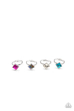 Load image into Gallery viewer, Starlet Shimmer Regal Square Cut Rhinestone Ring Pack ♥ Starlet Shimmer Rings ♥ Paparazzi ♥

