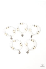 Load image into Gallery viewer, Starlet Shimmer Winter White Snowflake Bracelet ♥ Starlet Shimmer Bracelets ♥
