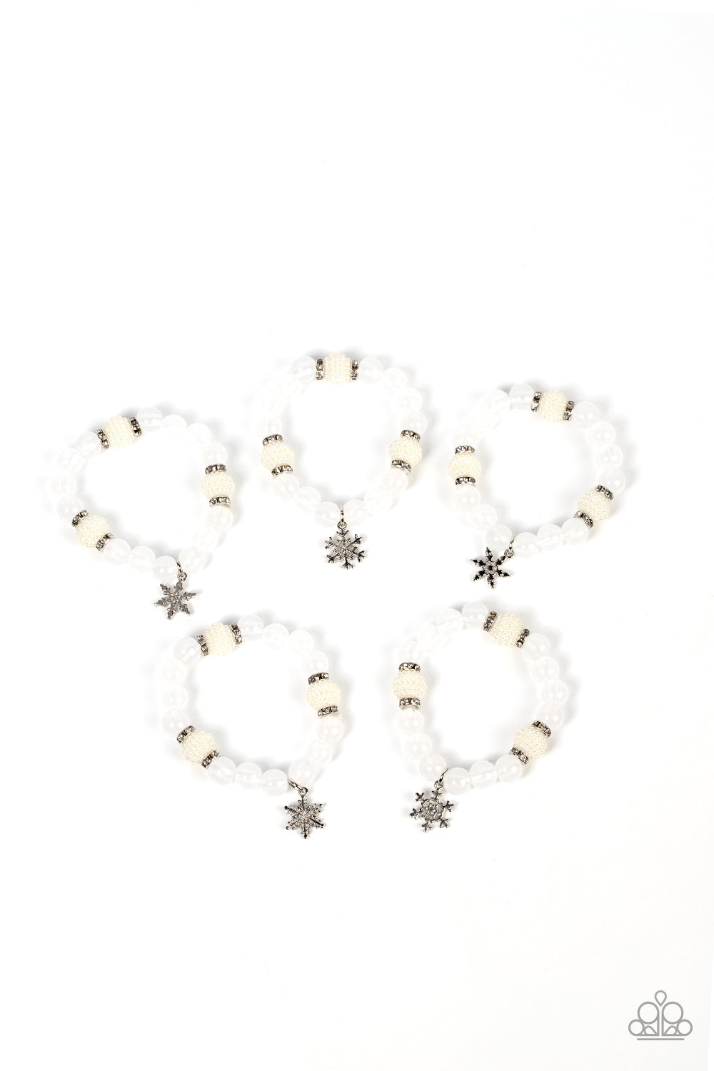 Starlet Shimmer Winter White Snowflake Bracelet Kit♥ Starlet Shimmer Bracelets ♥