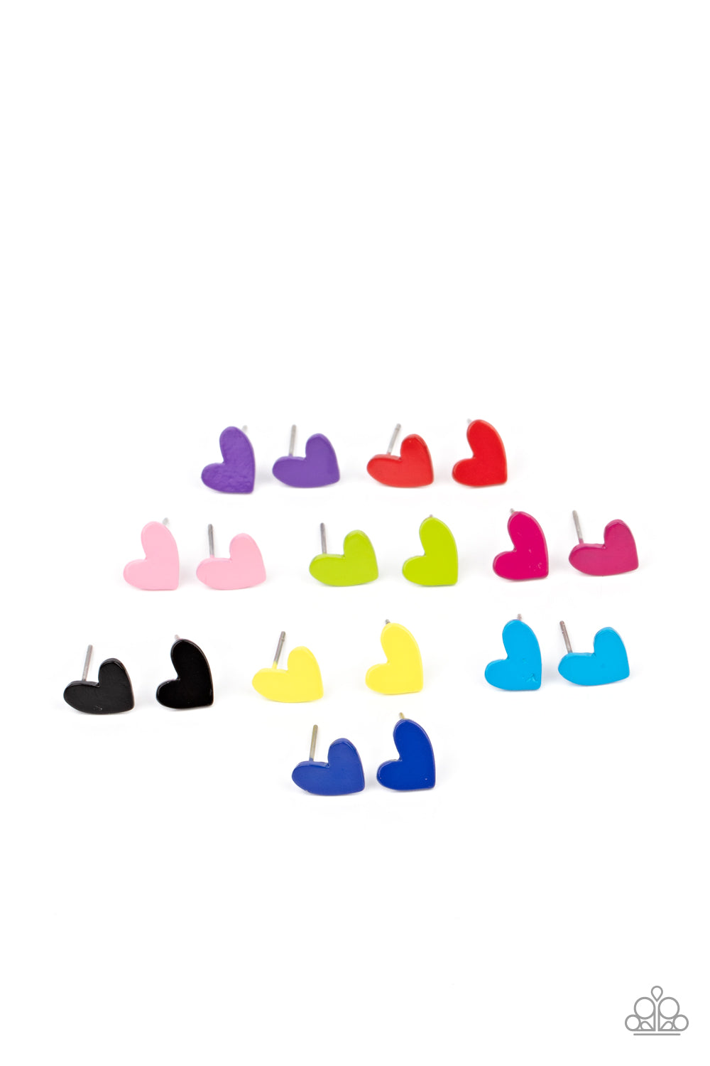 Starlet Shimmer Colorful Heart Earring Pack♥ Starlet Shimmer Earrings♥ Paparazzi ♥