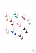 Load image into Gallery viewer, Starlet Shimmer Fluttering Butterfly Earring Pack (RED, WHiTE+BLUE)♥ Starlet Shimmer Earrings♥
