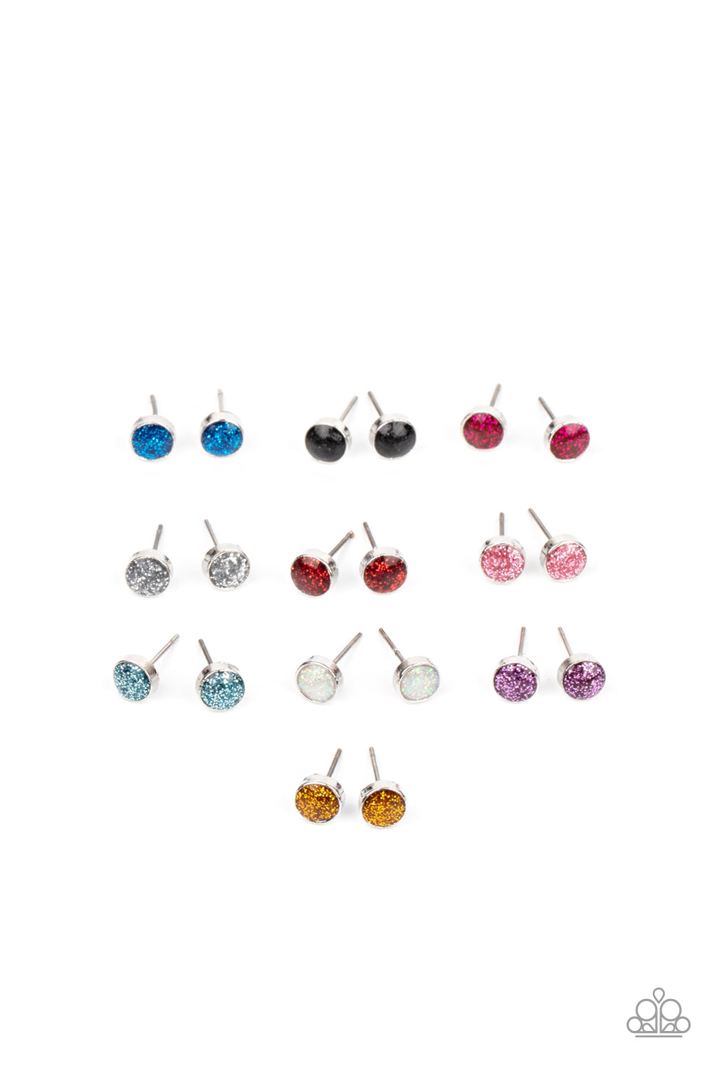 Starlet Shimmer Small Glitter ALL COLOR Stud Earring Pack♥ Starlet Shimmer Earrings♥ Paparazzi ♥