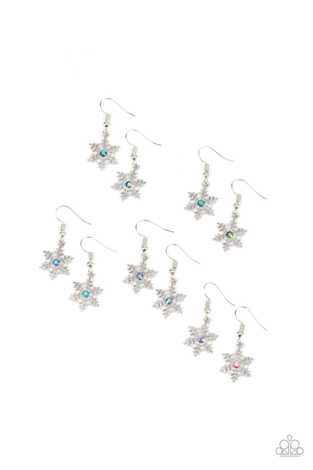 Starlet Shimmer Iridescent Snowflake Earrings ♥ Starlet Shimmer Earring Pack ♥