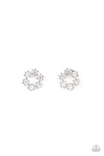 Load image into Gallery viewer, Starlet Shimmer White Rhinestone Stud Earring 10-Pack♥Starlet Shimmer Earrings ♥ Paparazzi ♥
