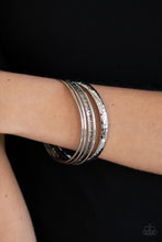 Load image into Gallery viewer, Get Into Gear - Silver - Set of 5 Bangles
